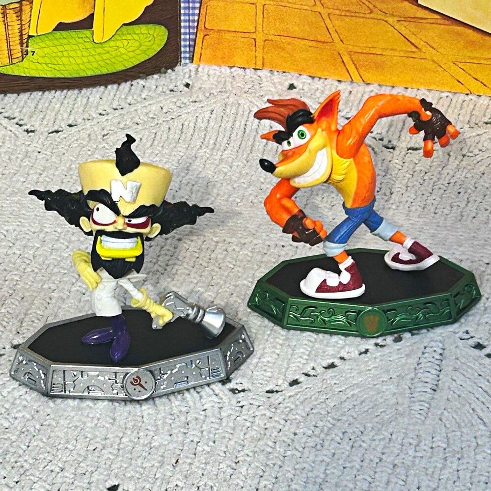 Skylanders Imaginators Crash Bandicoot Dr Neo Cortex Figure Lot 2 Pack Activisio